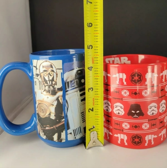 STAR WARS MUG LOT/1986 VINTAGE Star Tours/Salt and Pepper Shakers/Hallmark Frame - Picture 9 of 13